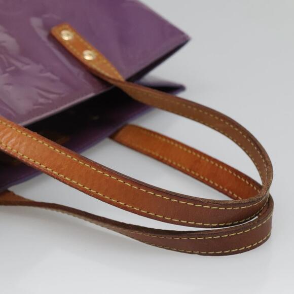 LOUIS VUITTON Monogram Vernis Reade MM Hand Bag Viole M91087 - Picture 7 of 12